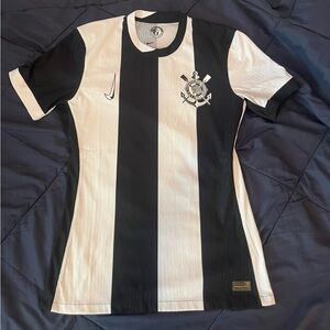 Nike Corinthians Black and White Men's Jersey
